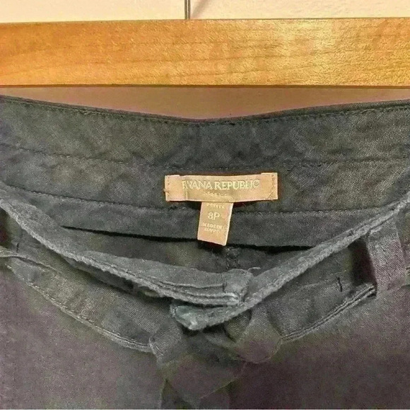 Banana Republic Straight Pants - Dark Blue -  Size 8 Petite - Picture 5 of 6